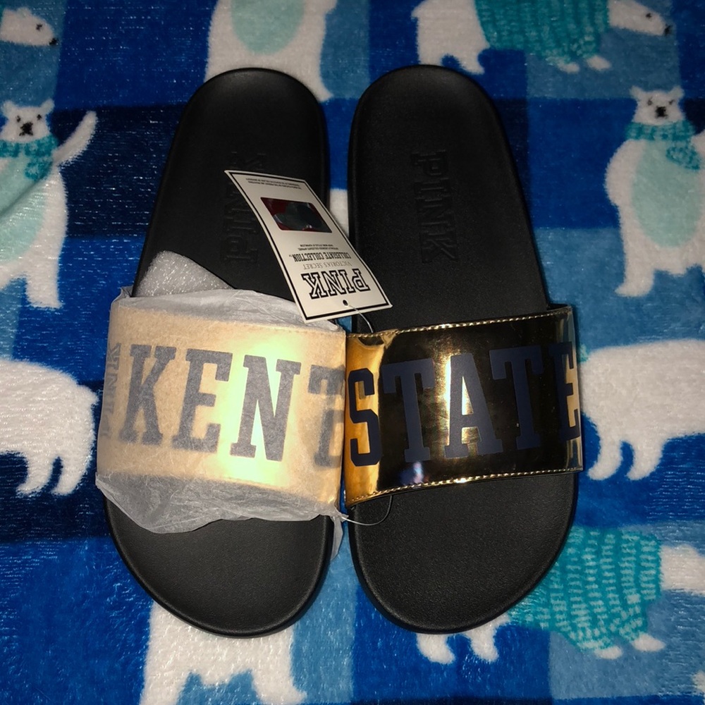 Kent State PINK Sandals